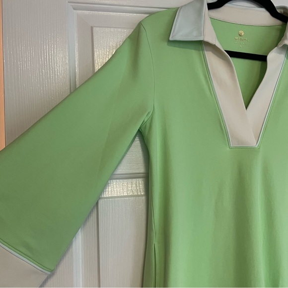Spartina 449 Taylor Jersey Dress Pistachio Green NWT - Picture 10 of 10